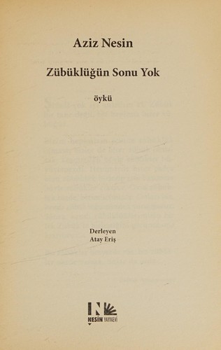 Zübüklüğün sonu yok