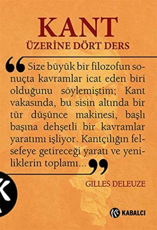 Kant Uzerine Dort Ders