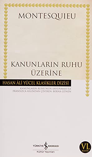 Kanunların Ruhu Üzerine (Karton Kapak)