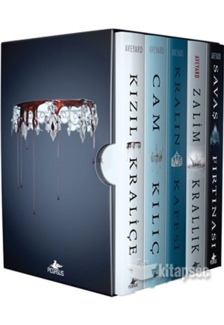 Kızıl Kraliçe Serisi Kutulu Özel Set 5 Kitap Takım Victoria Aveyard