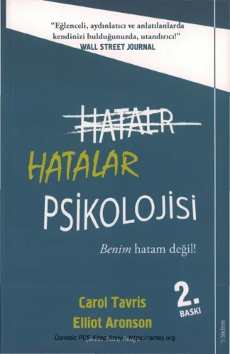 Hatalar Psikolojisi kitap kapağı