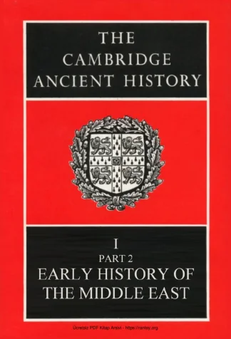 Cambridge Ancient History Volume 01 02 Cambridge University Press kitap kapağı