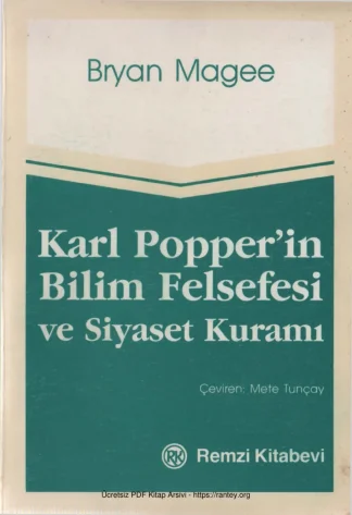 Karl Popperin Bilim Felsefesi ve Siyaset Kuramı kitap kapağı