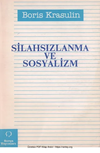 Silahsızlanma ve Sosyalizm kitap kapağı