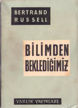 Bilimden Beklediğimiz Varlık Yayınları