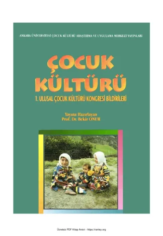Çocuk Kültürü 1 Ulusal Çocuk Kültürü Kongresi