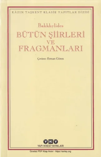 Bütün Şiirleri ve Fragmanları kitap kapağı