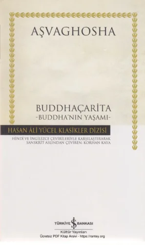 Buddhaçarita Buddhanın Yaşamı kitap kapağı