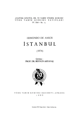 İstanbul 1874 TTK Yayınları