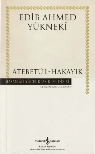 Atebetül Hakayık kitap kapağı