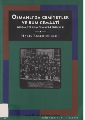 Osmanlıda Cemiyetler ve Rum Cemaati Tarih Vakfı Yurt Yayınları kitap kapağı