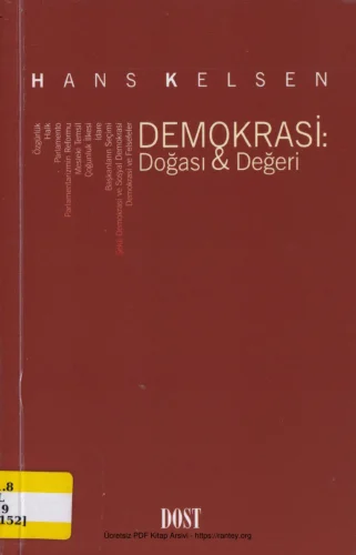Demokrasi Doğası ve Değeri Dost Kitabevi kitap kapağı