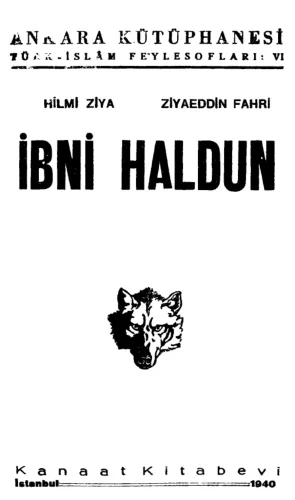 Fındıkoğlu Hilmi Ziya Ülken İbn Haldun kitap kapağı