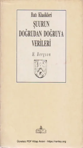 Şuurun Doğrudan Doğruya Verileri MEB Yayınları kitap kapağı