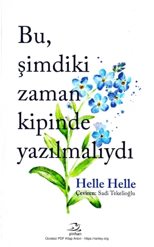 Bu Şimdiki Zaman Kipinde Yazılmalıydı kitap kapağı