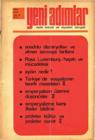 Yeni Adımlar Sayı 21 Eylül