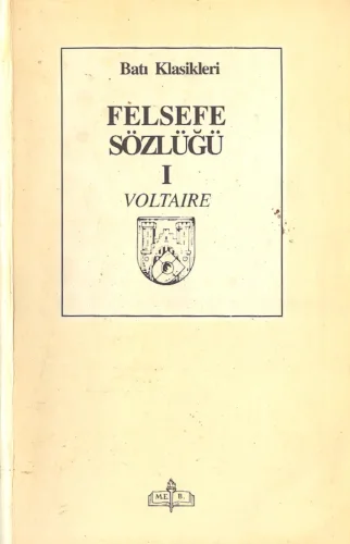 Felsefe Sözlüğü Cilt I