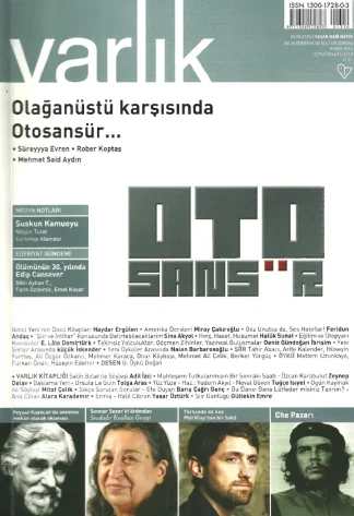 Varlık Dergisi Sayı 1310 2016 Kasım