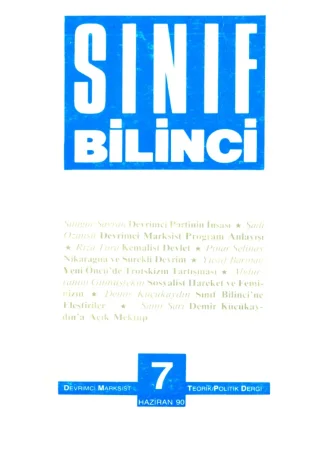 Sınıf Bilinci Dergisi Sayı 07 990 Haziran