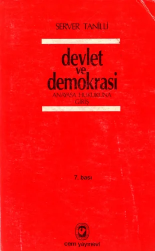 Devlet ve Demokrasi Anayasa Hukukuna Giriş
