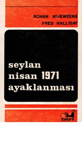 Fred Halliday Seylan Nisan 1971 Ayaklanması