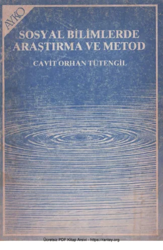 Tütengil Sosyal Bilimlerde Araştırma ve Metod Ayko Yayınları