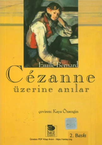 Cezanne Üzerine Anılar İmge Kitabevi