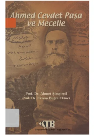 Ahmet Şimşirgil Ahmed Cevdet Paşa ve Mecelle