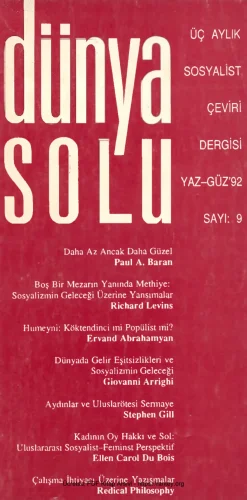Dünya Solu Sayı 009