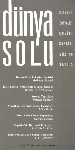 Dünya Solu Sayı 003