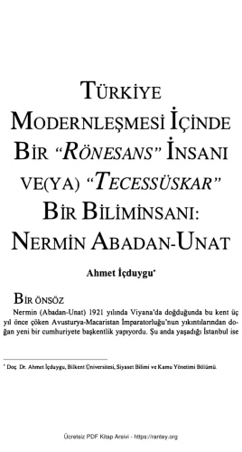 Doğu Batı Sayı 16 - Türk Düşünce Serüveni Nermin Abadan Unat kitap kapağı