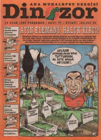Dinozor Sayı 77 kitap kapağı