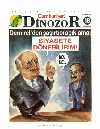 Dinozor Cumhuriyet Parasız Eki Sayı 16