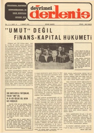 Devrimci Derleniş Sayı 08 kitap kapağı