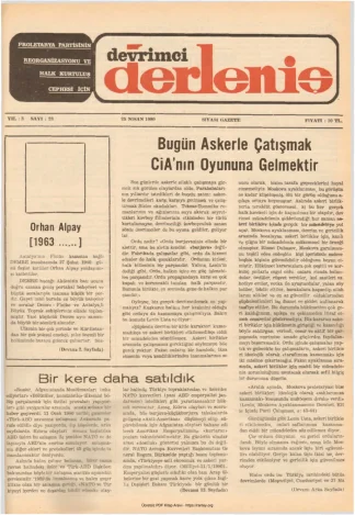Devrimci Derleniş Sayı 23