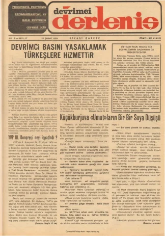 Devrimci Derleniş Sayı 17