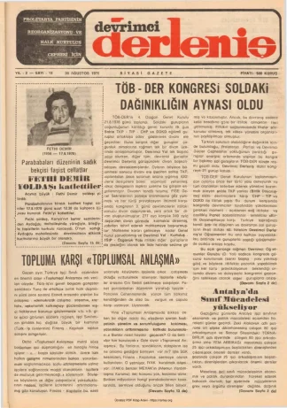 Devrimci Derleniş Sayı 13
