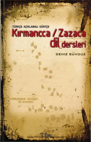 Türkçe Açıklamalı Kürtçe Kırmancca Zazaca Dil Dersleri Vate Yayınları