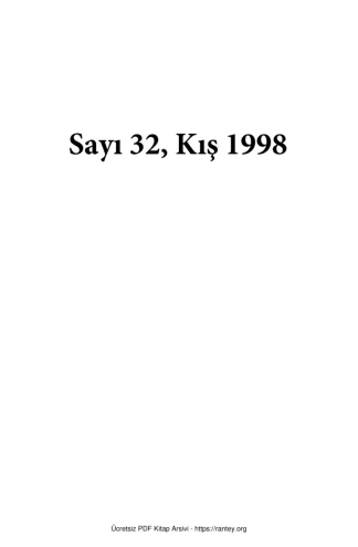 Defter Sayı 032 - Kış 1998