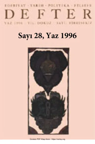 Defter Sayı 028 - Yaz 1996