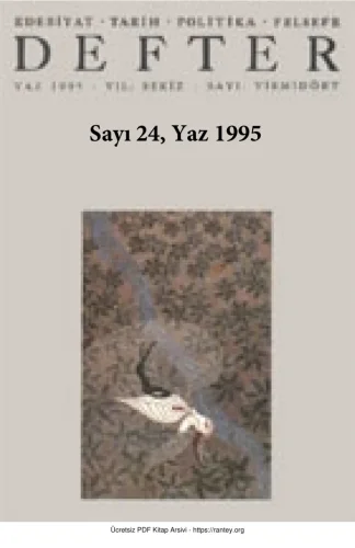 Defter Sayı 024 - Yaz 1995