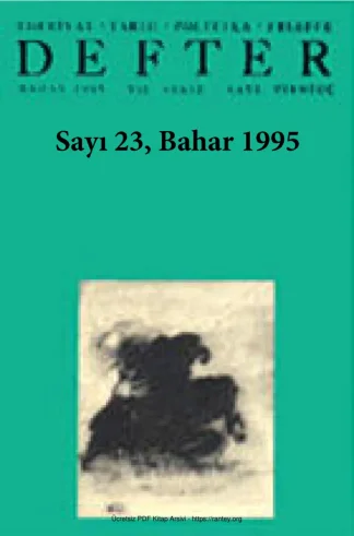 Defter Sayı 023 - Bahar 1995