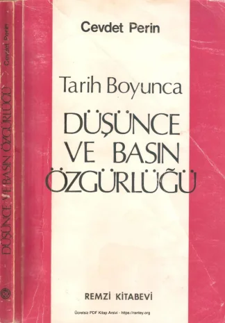 Tarih Boyunca Düşünce ve Basın Özgürlüğü Remzi Kitabevi