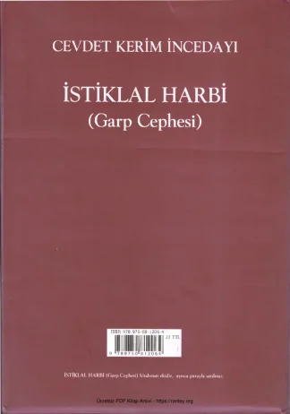 İstiklal Harbi Garp Cephesi Ek Haritalar