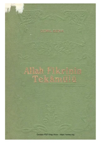 Allah Fikrinin Tekamülü Taassup Düşmanları ve Laiklik Kahramanları