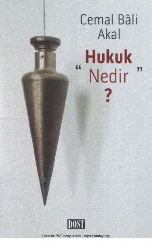 Hukuk Nedir Dost Kitabevi