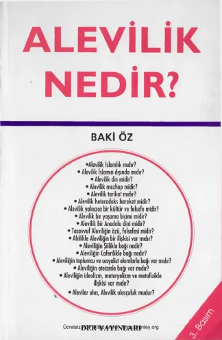 Alevilik Nedir? kitap kapağı