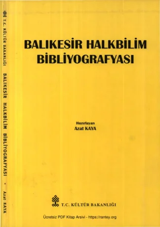 Balıkesir Halkbilim Bibliyografyası