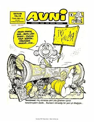 Avni Sayı 058 kitap kapağı