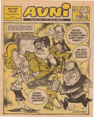 Avni Sayı 039 kitap kapağı